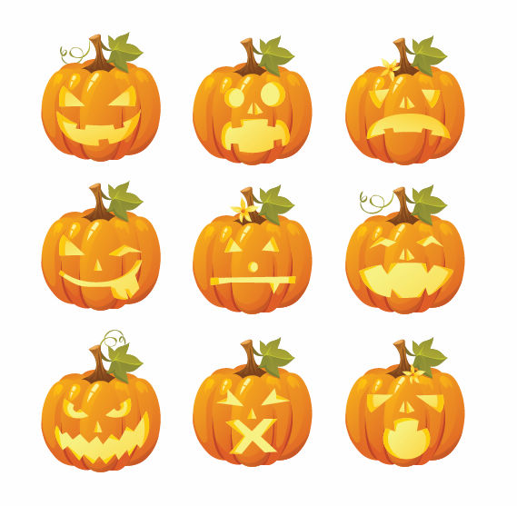 ハロウィンかぼちゃの無料イラスト画像集 折り紙での作り方紹介 旅行 グルメ情報