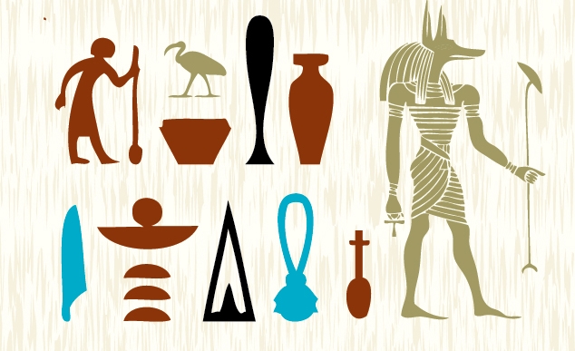 古代エジプトの壁画っぽい無料のクリップアート素材集 All Free