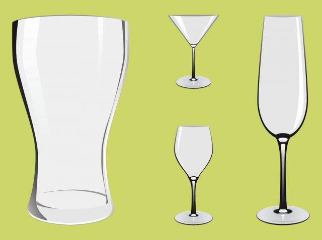 ビアーグラス シャンパングラス ワイングラス カクテルグラスの無料