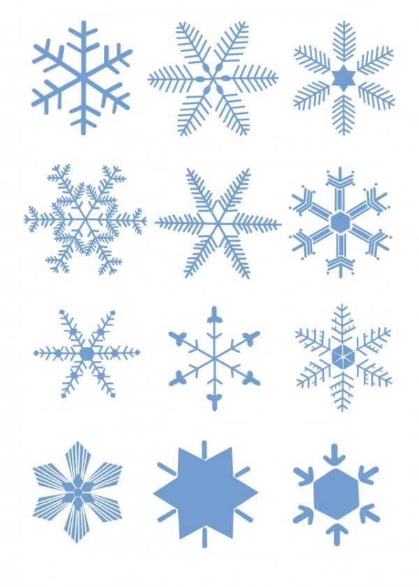 Free_Vintage_Blue_Snowflakes_set_1_mybovs-600x841 かわいいデザインの雪の結晶。無料ベクターイラスト素材