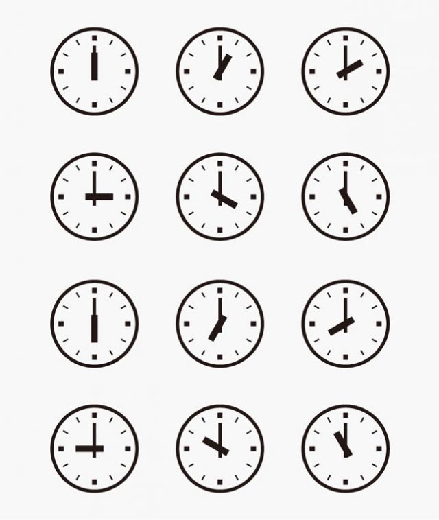 イラスト集 50 素晴らしい時計 イラスト 無料