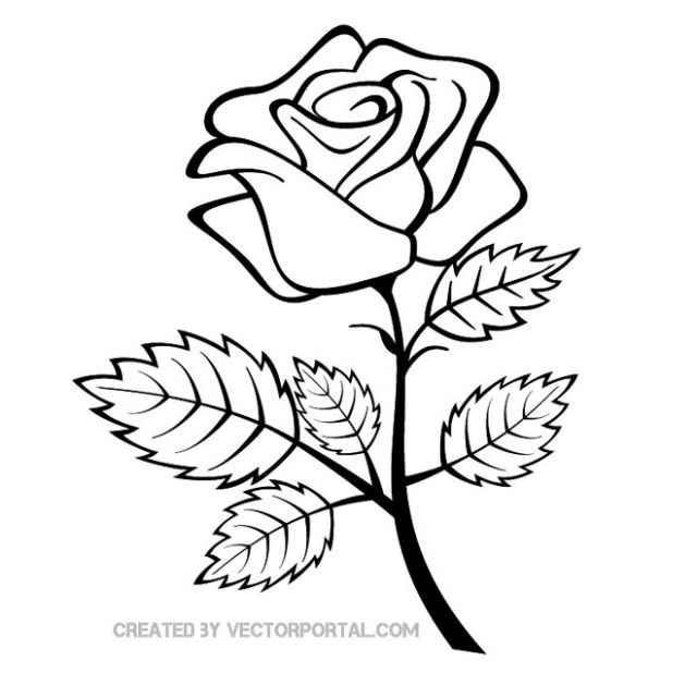 50 素晴らしい薔薇 簡単 イラスト ただのディズニー画像