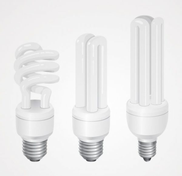 free-low-energy-light-bulbs-vector-600x580 近頃LEDが優勢ですが、まだまだ現役の電球形蛍光灯。無料ベクタークリップアート素材