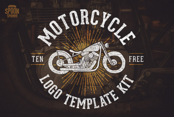 motorcycle-logos-600x403 手書きの魅力！ビンテージバイクのベクターLOGOイラスト素材集
