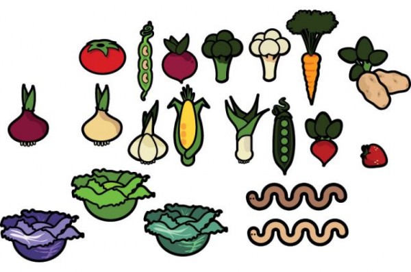vegetables-vector-full-600x397 太い線が独特な野菜の無料ベクタークリップアート素材